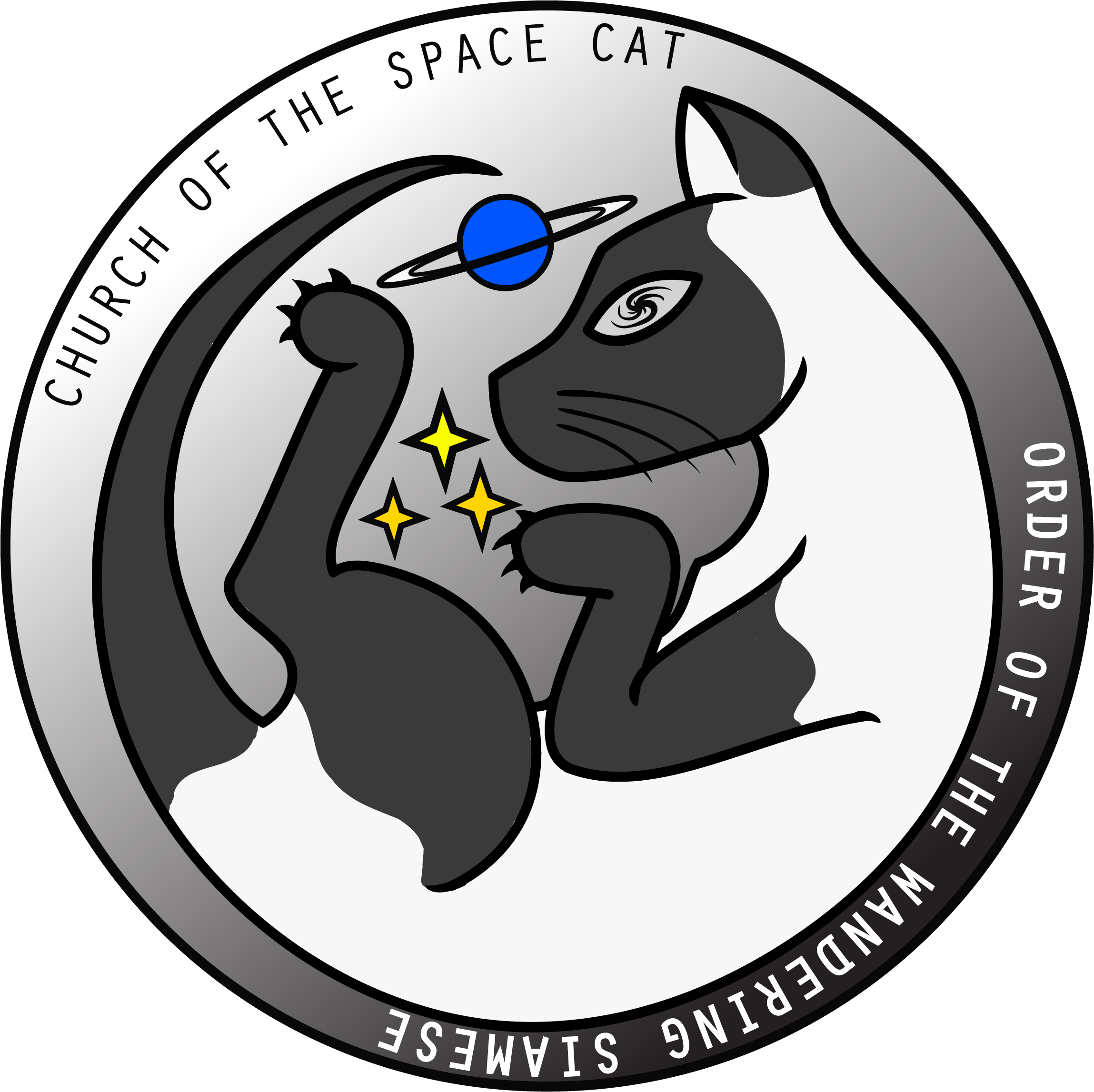 The Order Of The Wandering Siamese Is A Sect Of The - Church Of The Space Cat - Free Transparent PNG Clipart Images Download. - Cat Transparent PNG Free Download