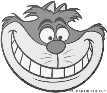 Cat Face Animal Free Black White Clipart Images Clipartblack - Cheshire Cat Clipart - Free Transparent PNG Clipart Images Download. - Cat Transparent PNG Free Download