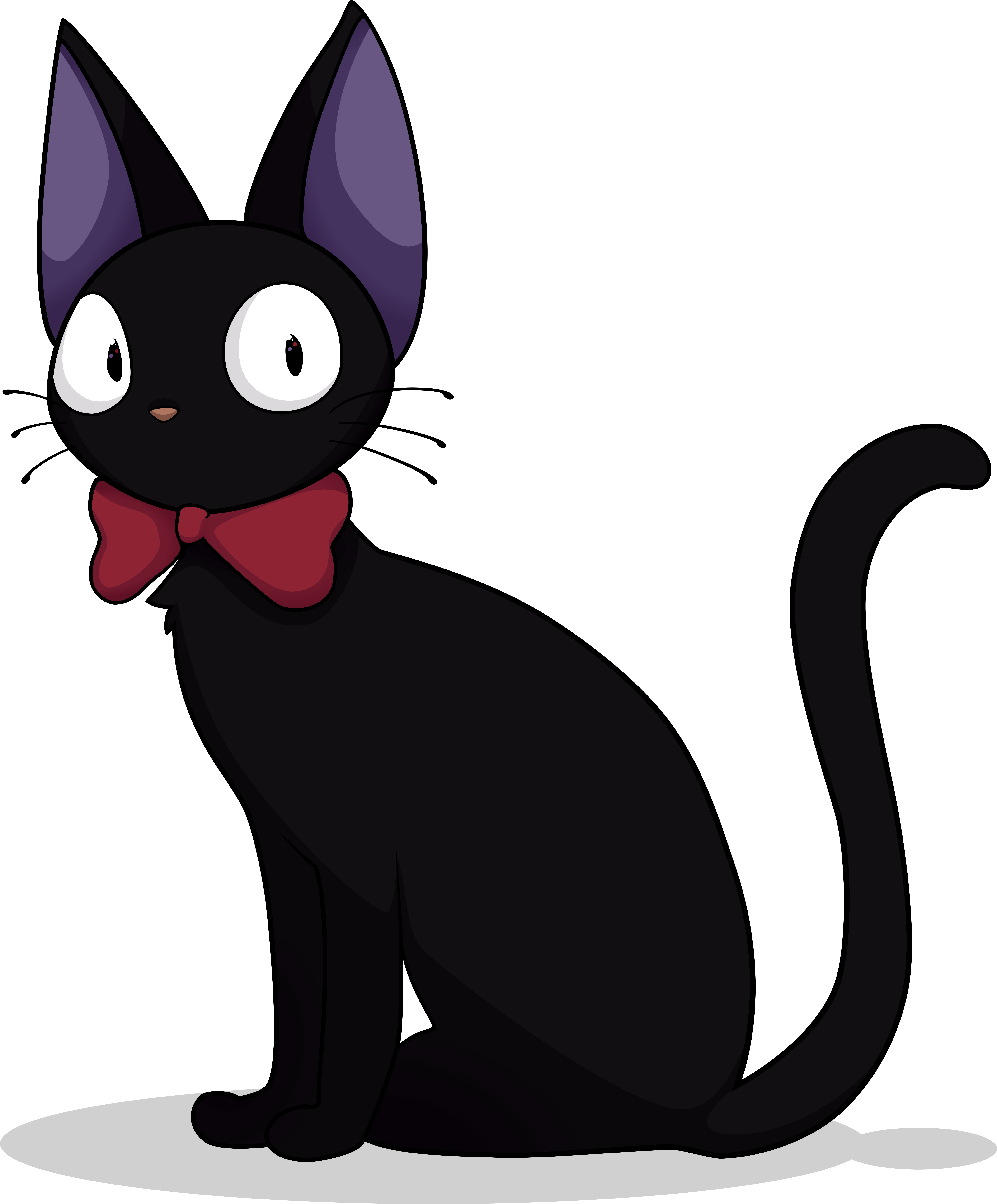 Jiji Cat T Shirt - Kiki's Delivery Service Jiji Png Transparent PNG - 6380x7500 - Free Download on - Cat Transparent PNG Free Download