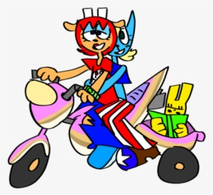 Reminder That Lammy Has A Motorcycle And She Likes - Cartoon Transparent PNG - 500x666 - Free Download on - Cat Transparent PNG Free Download