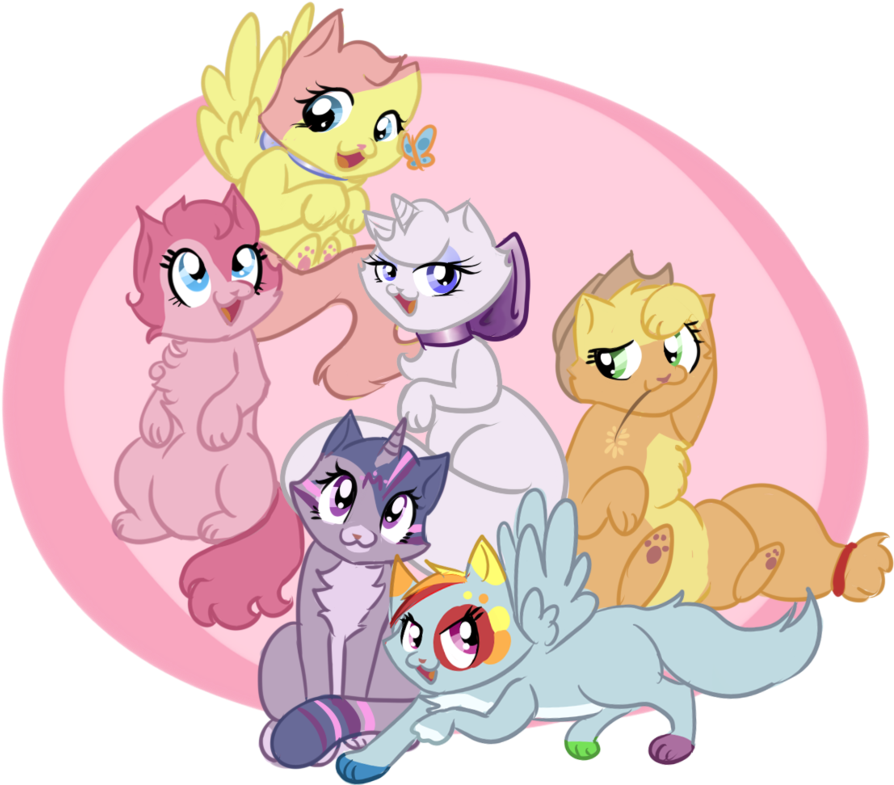 Rarity Rainbow Dash Pinkie Pie Twilight Sparkle Cat - My Little Pony Cat - Free Transparent PNG Clipart Images Download. - Cat Transparent PNG Free Download