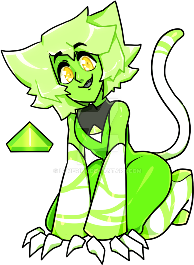 Cat's Eye Peridot By Lymerikk - Steven Universe Cat's Eye Peridot - Free Transparent PNG Clipart Images Download. - Cat Transparent PNG Free Download