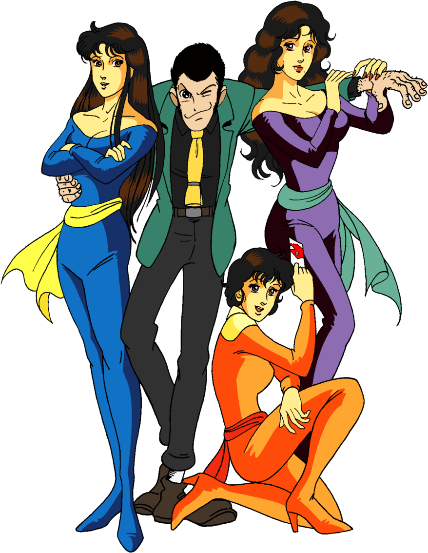Lupin Iii Meet Cat's Eye - Cat's Eye Anime Png - Free Transparent PNG Clipart Images Download. - Cat Transparent PNG Free Download
