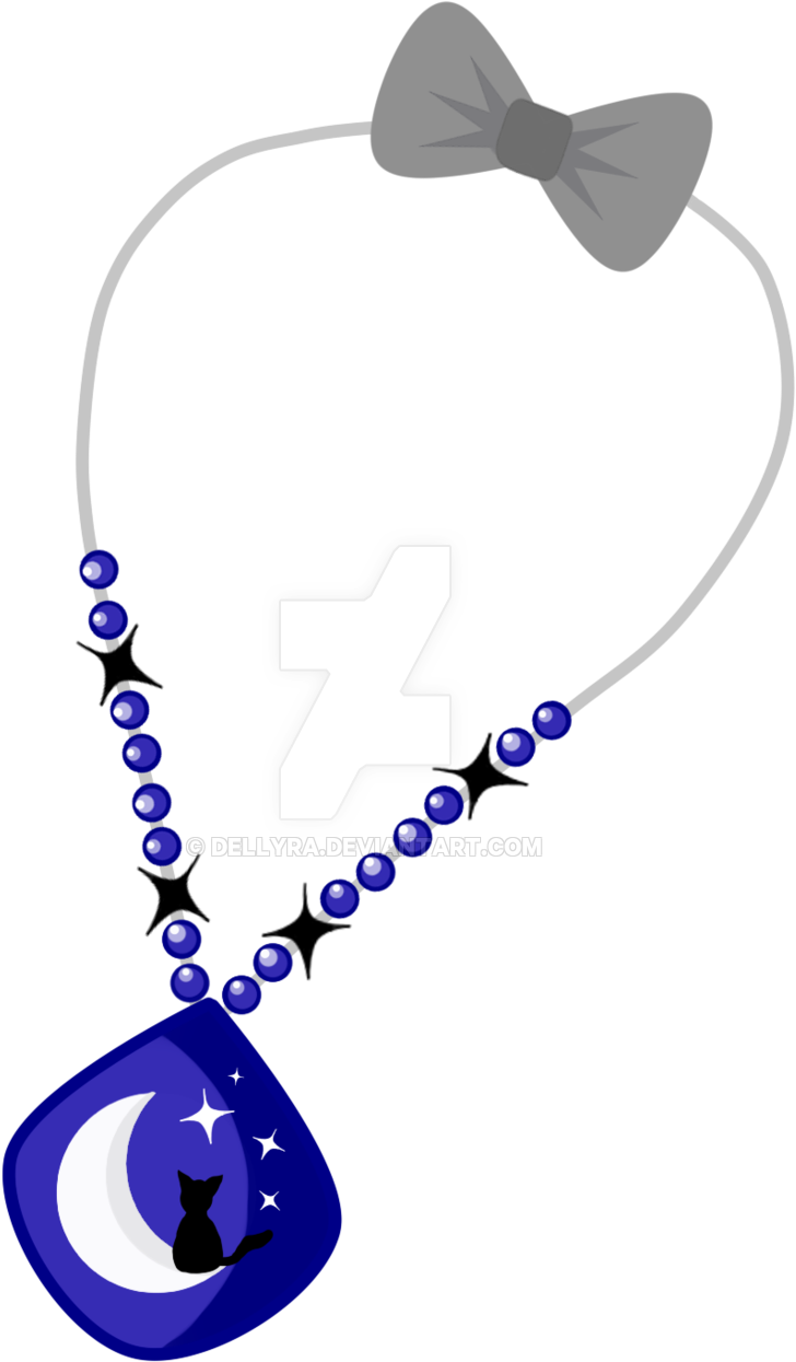 Cutie Mark Auction Cat Moon Necklace [close] By Dellyra - Cat - Free Transparent PNG Clipart Images Download. - Cat Transparent PNG Free Download