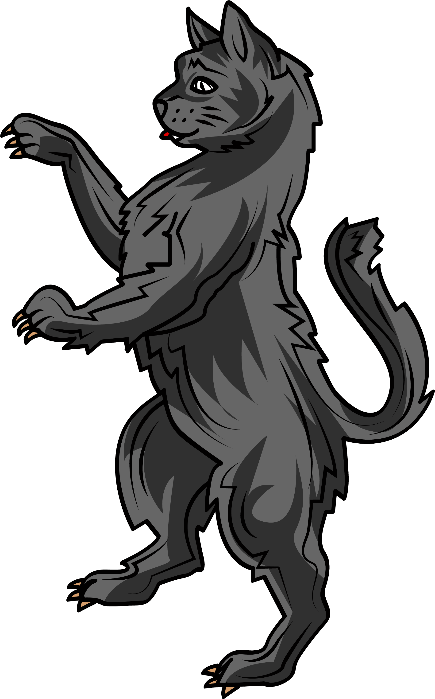 Leopard Clipart Liberty - Coat Of Arms Cat Symbol - Free Transparent PNG Clipart Images Download. - Cat Transparent PNG Free Download
