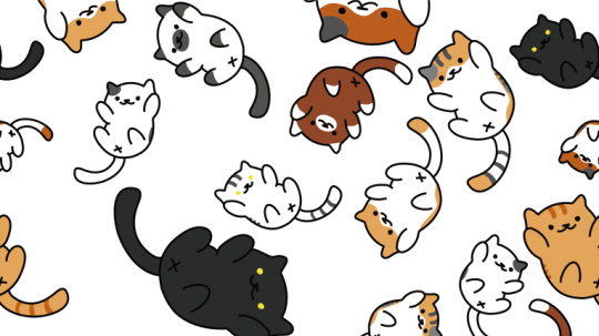 Aesthetic Japan Tumblr - Neko Atsume Cats Falling - Free Transparent PNG Clipart Images Download. - Cat Transparent PNG Free Download