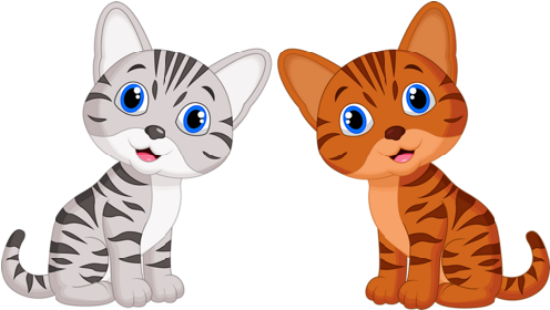 Cute White Kitten Transparent Png Picture - Cat Cartoon - Free Transparent PNG Clipart Images Download. - Cat Transparent PNG Free Download