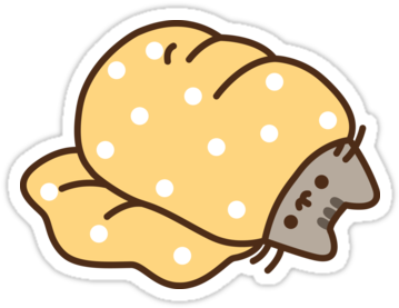 "pusheen Burrito" Stickers By Reun - Pusheen Cat Gif - Free Transparent PNG Clipart Images Download. - Cat Transparent PNG Free Download