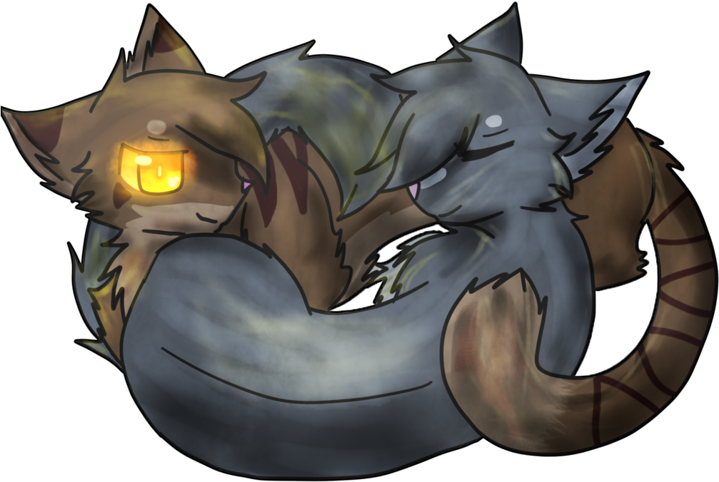 Cats}bluestar X Oakheart By 0xohalflight-1999ox0 - Warrior Cats Bluestar X Oakheart - Free Transparent PNG Clipart Images Download. - Cat Transparent PNG Free Download