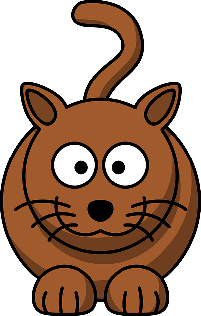 Baby, Cat, Brown, Face, Cartoon, Big, Mammals - Cartoon Cat Jpg - Free Transparent PNG Clipart Images Download. - Cat Transparent PNG Free Download
