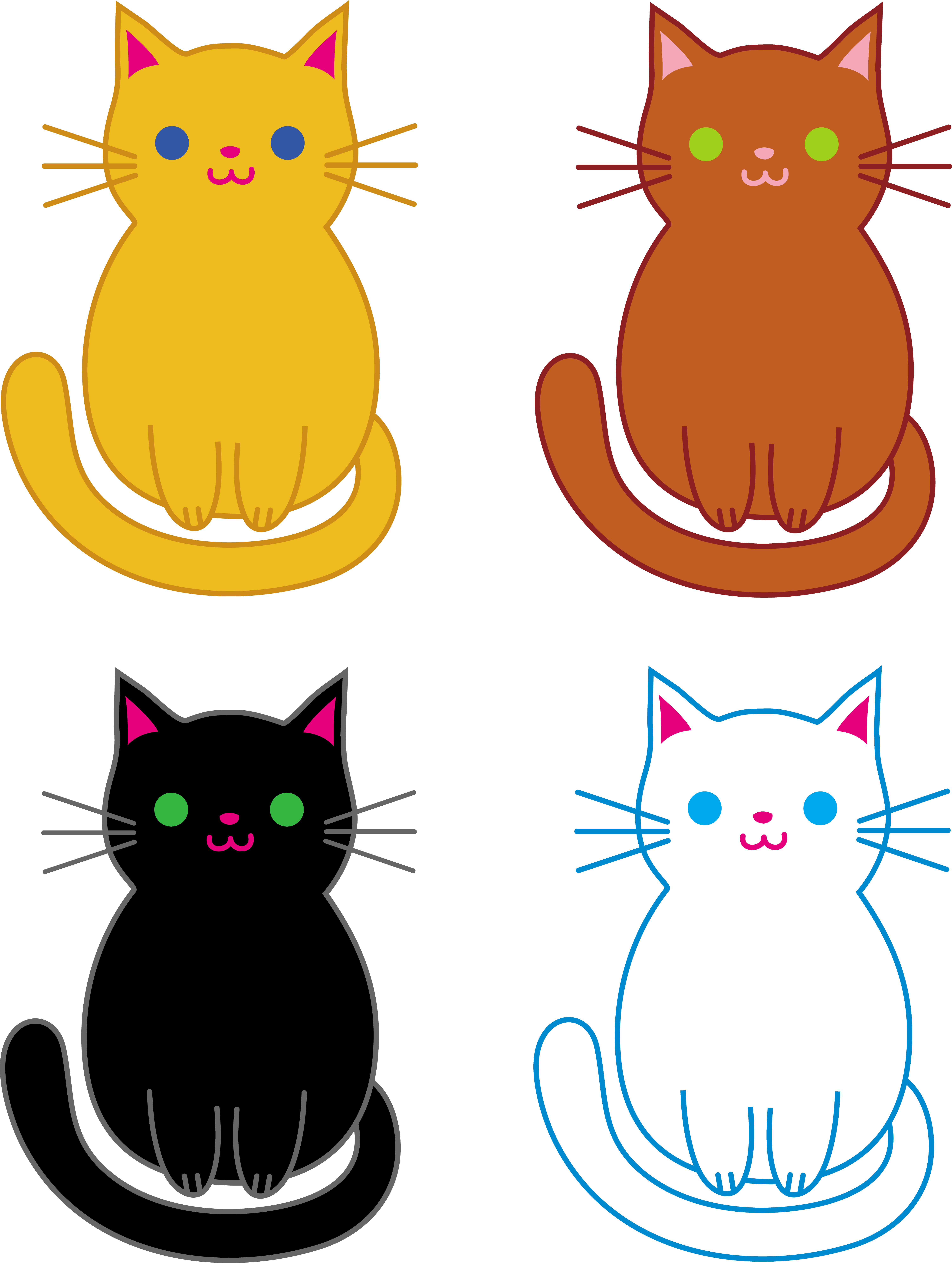 Free Clip Art Of Kittens To Use For "three Little Kittens" - Cat Clipart - Free Transparent PNG Clipart Images Download. - Cat Transparent PNG Free Download
