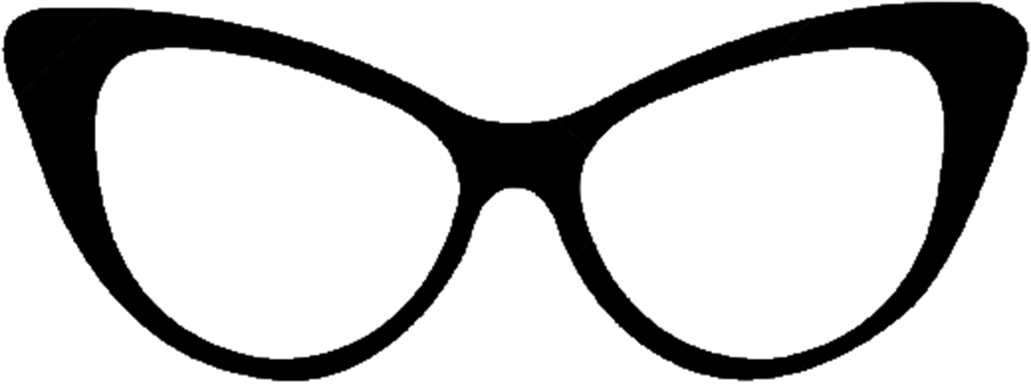 Clip Art Cat Eye Glasses Clipart Glass Pencil And In - Cat Eye Glasses Drawing - Free Transparent PNG Clipart Images Download. - Cat Transparent PNG Free Download