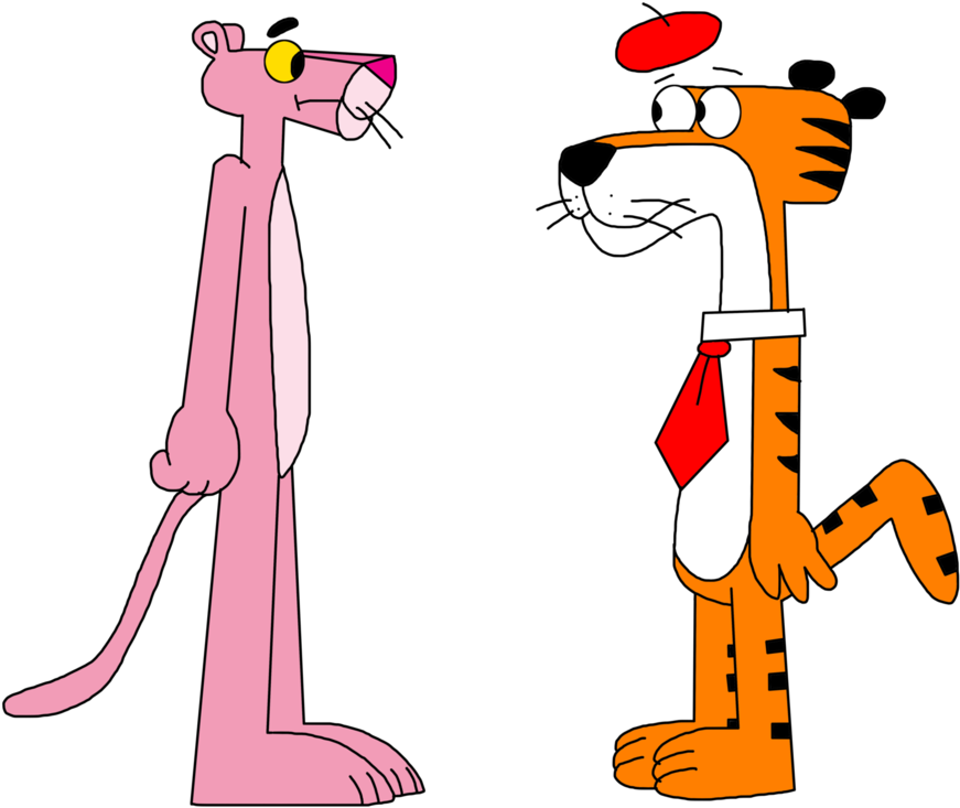The Pink Panther Meets Cool Cat By Marcospower1996 - Cool Cat Looney Tunes - Free Transparent PNG Clipart Images Download. - Cat Transparent PNG Free Download