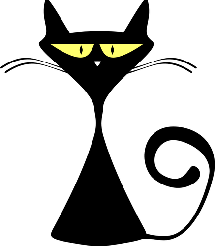 Alley Cat Silhouette Vector Illustration - Alley Cat Clip Art - Free Transparent PNG Clipart Images Download. - Cat Transparent PNG Free Download