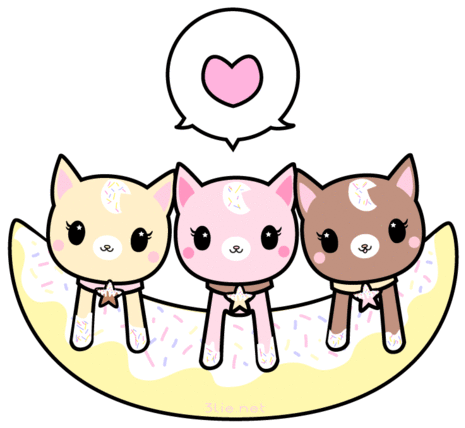 Kitten Clipart Kawaii - Cute Cat Clipart Gif - Free Transparent PNG Clipart Images Download. - Cat Transparent PNG Free Download