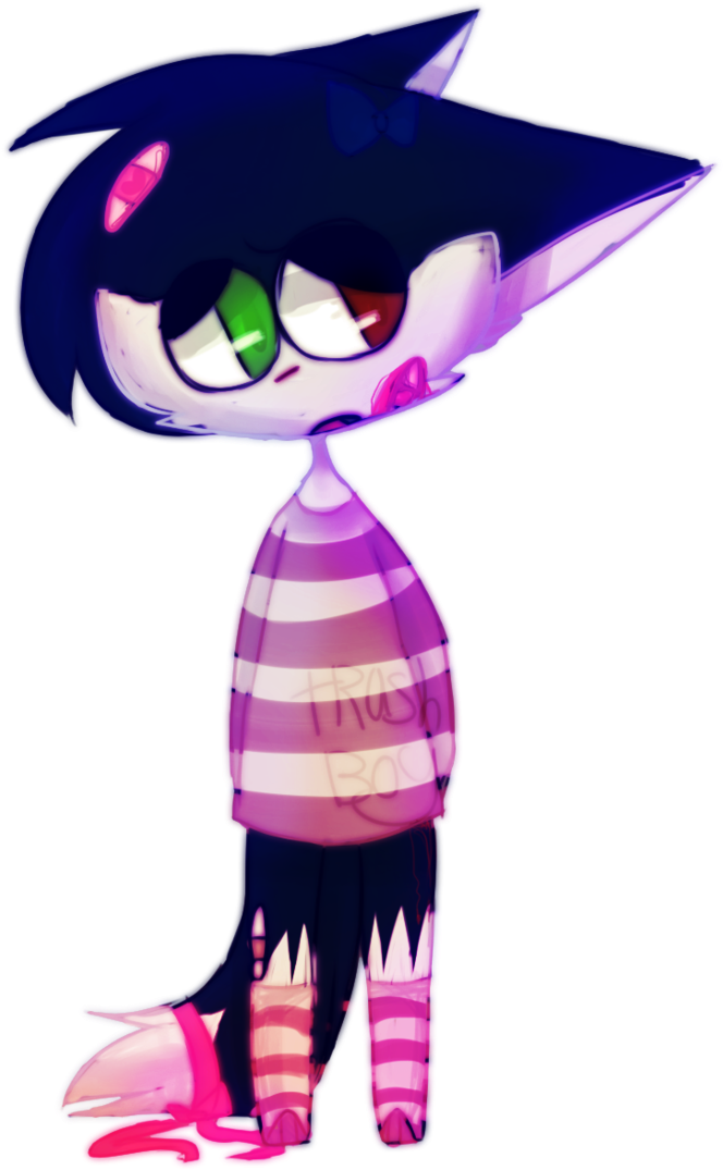 Very Painful Girl By Trash-boy - Cat - Free Transparent PNG Clipart Images Download. - Cat Transparent PNG Free Download