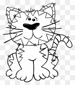G Cartoon Cat Sitting - Cartoon Cats - Free Transparent PNG Clipart Images Download. - Cat Transparent PNG Free Download
