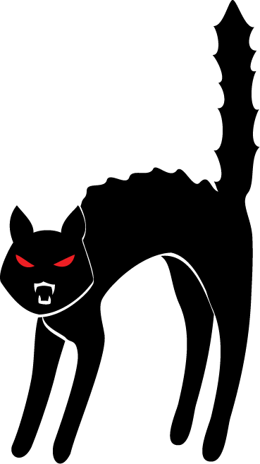 Halloween Black And White Halloween Cat Clipart Black - Clip Art Black Cat - Free Transparent PNG Clipart Images Download. - Cat Transparent PNG Free Download