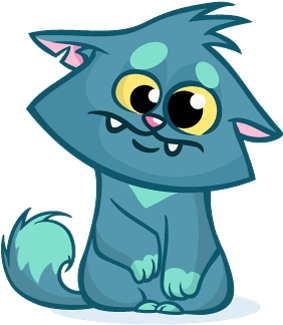 Cartoon Cat Sticker Vol 02 Messages Sticker-11 - Fat Blue Cat Cartoon Vectors Shutterstock - Free Transparent PNG Clipart Images Download. - Cat Transparent PNG Free Download