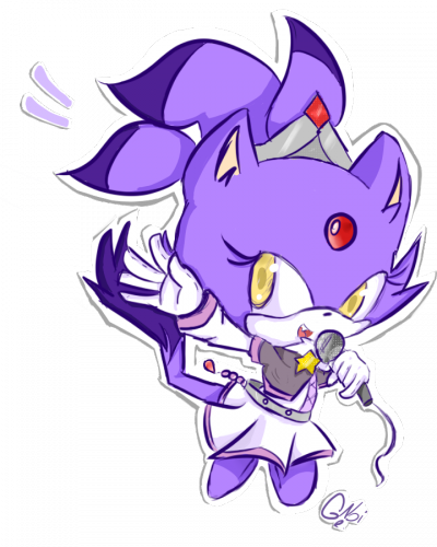 Blaze The Cat Wallpaper Entitled Blaze The Cat - Chibi Blaze The Cat - Free Transparent PNG Clipart Images Download. - Cat Transparent PNG Free Download