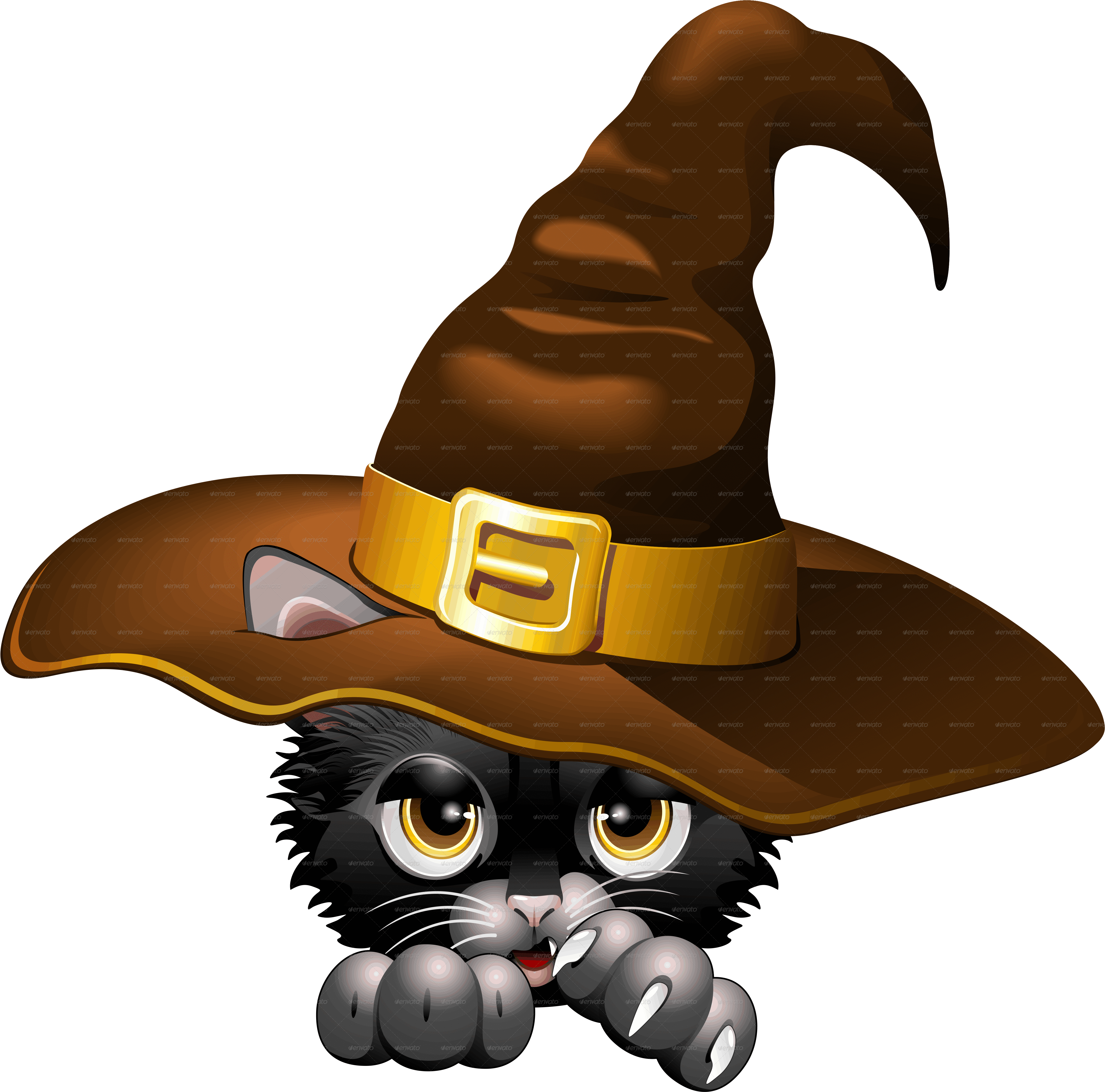Halloween Black Cat Cartoon Clip Art - Black Cat Halloween Cute - Free Transparent PNG Clipart Images Download. - Cat Transparent PNG Free Download