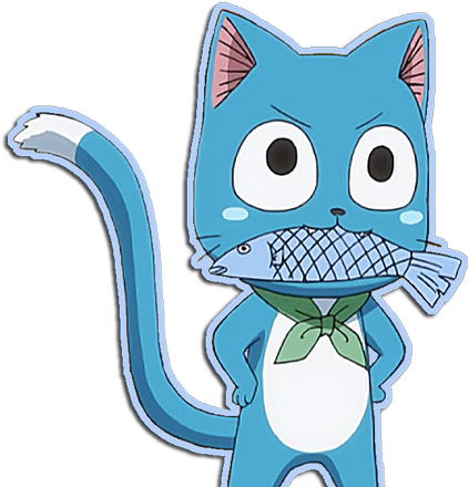 Happy The Cat From Fairy Tale - Happy Fairy Tail No Background Transparent PNG - 700x463 - Free Download on - Cat Transparent PNG Free Download