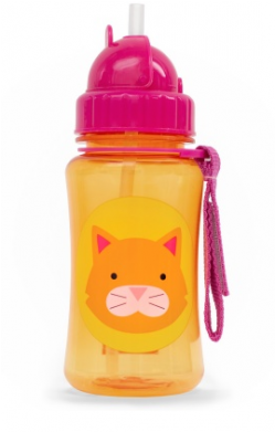 Skip Hop Zoo Straw Bottle - Skip Hop Zoo 12 Ounce Straw Bottle - Chase Cat - Free Transparent PNG Clipart Images Download. - Cat Transparent PNG Free Download