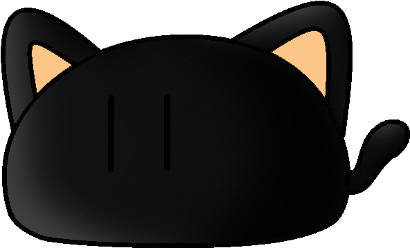 Clipart Cat Gif Black Sticker For Ios Android Giphy - Animated Black Cat Gif - Free Transparent PNG Clipart Images Download. - Cat Transparent PNG Free Download