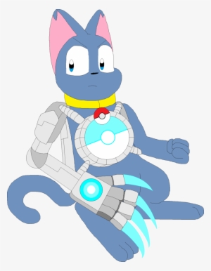 Cyber Claw Riolu - Bluecat Riolu Star Cat Transparent PNG - 788x1014 - Free Download on - Cat Transparent PNG Free Download