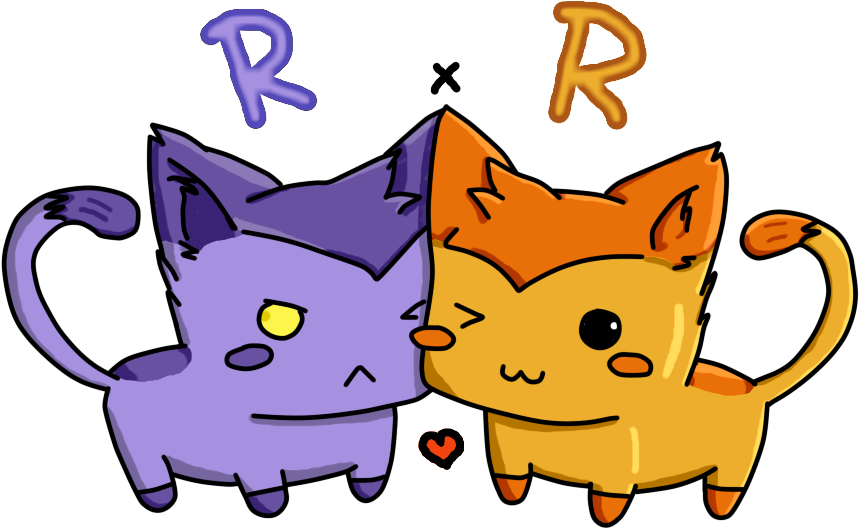 We Are Cats By Xnaika93x - Rayman Cat And Raymesis Cat - Free Transparent PNG Clipart Images Download. - Cat Transparent PNG Free Download