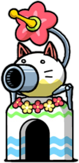 Attacks By Firing A Green Laser Beam - Battle Cats Cat Cannon - Free Transparent PNG Clipart Images Download. - Cat Transparent PNG Free Download