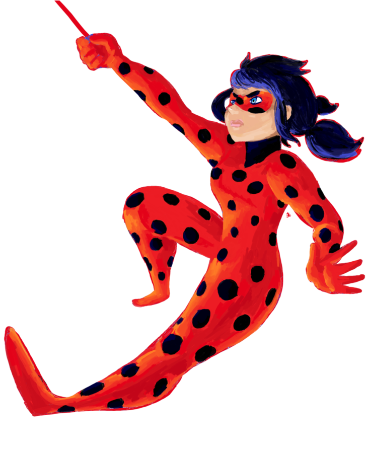 Ladybug By Starfishnstopwatches - Miraculous: Tales Of Ladybug & Cat Noir - Free Transparent PNG Clipart Images Download. - Cat Transparent PNG Free Download