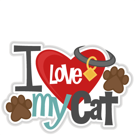 Clipart I Love My Cat - Love My Cat Png - Free Transparent PNG Clipart Images Download. - Cat Transparent PNG Free Download