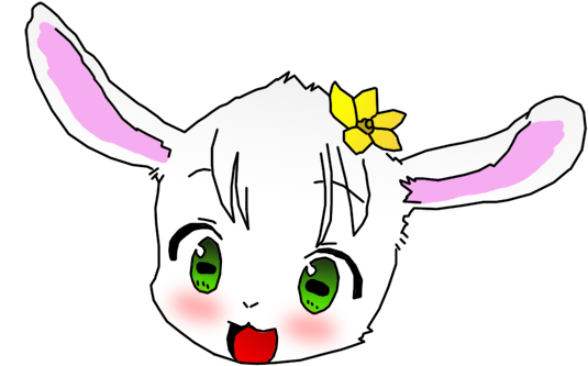 Face Mammal Pink Nose Vertebrate Cartoon Head Rabbit - Cat - Free Transparent PNG Clipart Images Download. - Cat Transparent PNG Free Download