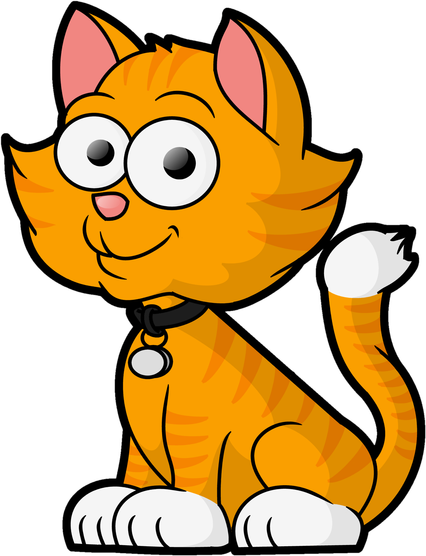 Clipart Vector Cat Free Cartoon Clip Art Jamie Sale - Cat Clipart Png - Free Transparent PNG Clipart Images Download. - Cat Transparent PNG Free Download
