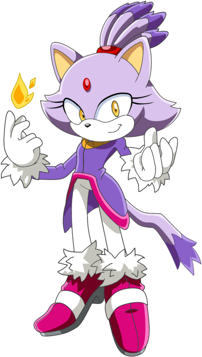Silver The Hedgehog And Blaze The Cat Comics Download - Blaze The Cat Cartoon - Free Transparent PNG Clipart Images Download. - Cat Transparent PNG Free Download