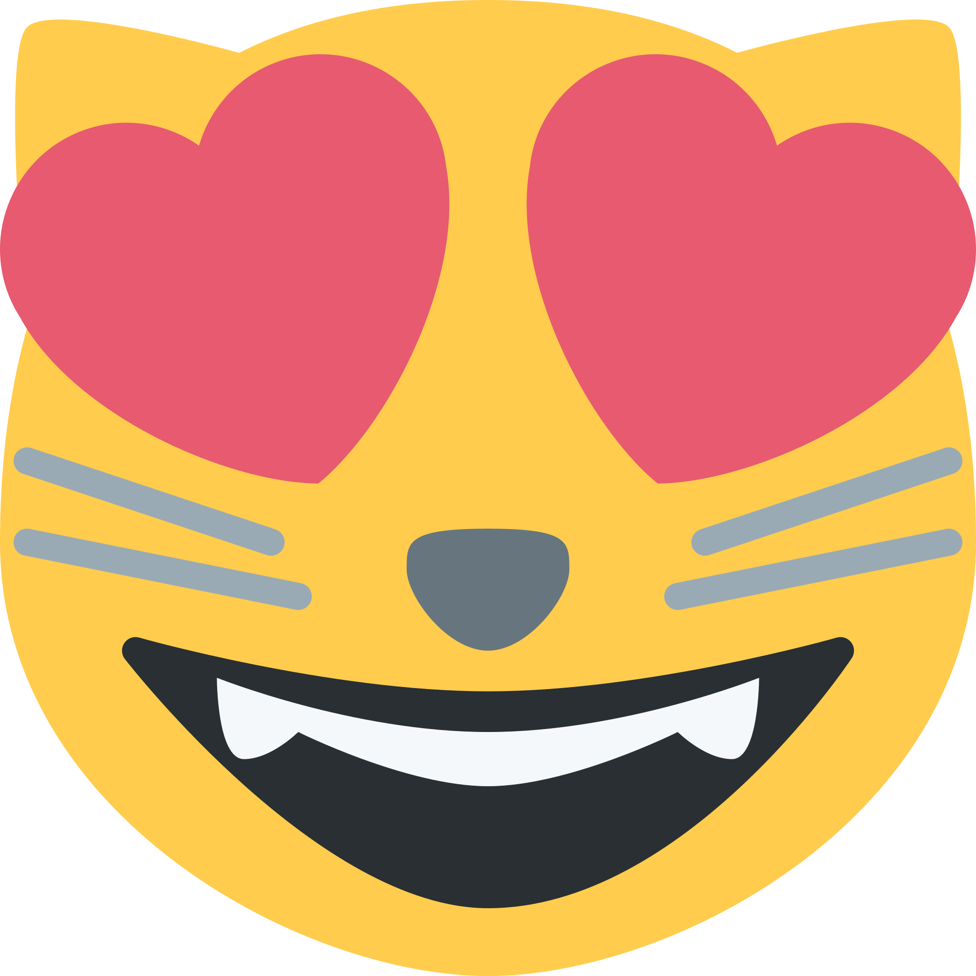 Cat Heart Eyes Png - Heart Eyes Cat Emoji - Free Transparent PNG Clipart Images Download. - Cat Transparent PNG Free Download