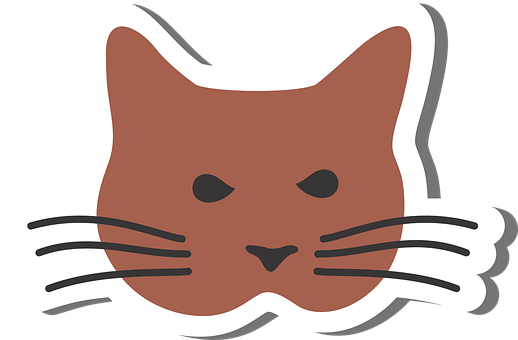 Cat, Kat, Domestic Cat, Animal, Sweet - Simple Cat Clipart - Free Transparent PNG Clipart Images Download. - Cat Transparent PNG Free Download