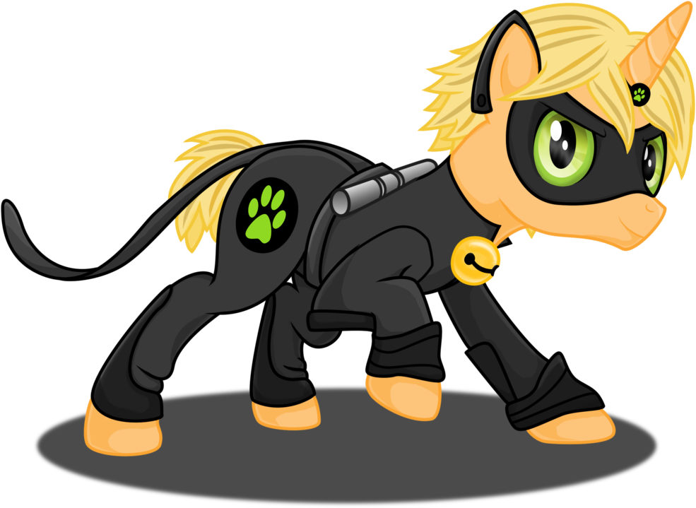 Ponified Cat Noir By Deannaphantom13 Ponified Cat Noir - Mlp Cat Noir - Free Transparent PNG Clipart Images Download. - Cat Transparent PNG Free Download