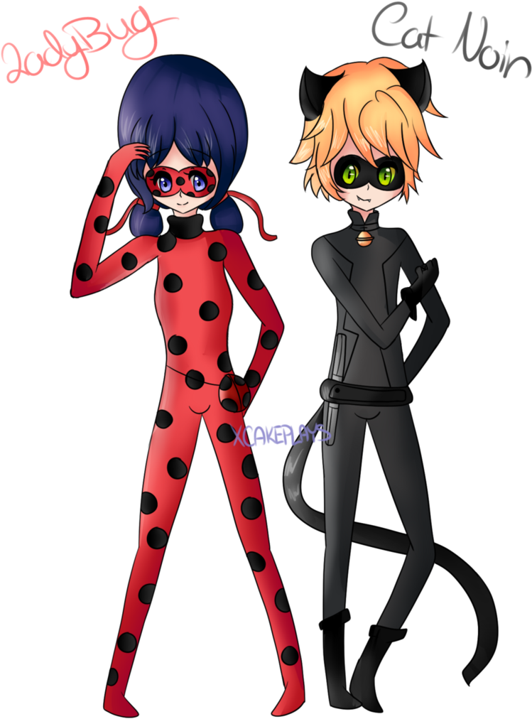 Miraculous Tales Of Ladybug And Cat Noir Television - Miraculous Ladybug Ladybug And Cat Noir - Free Transparent PNG Clipart Images Download. - Cat Transparent PNG Free Download