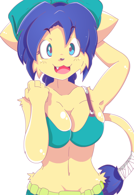 Cat Clothing Fictional Character Yellow Vertebrate - Furry Cat Girl 2 Transparent PNG - 550x800 - Free Download on - Cat Transparent PNG Free Download