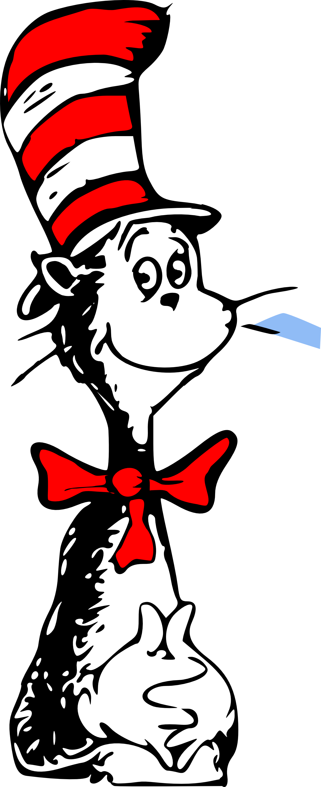 Wall Dr Seuss Cat In Hat Character For Kids Room Cartoon - Cat In The Hat - Free Transparent PNG Clipart Images Download. - Cat Transparent PNG Free Download