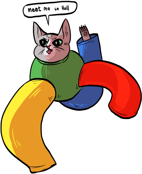 Have Any Of U Seen That Boss Theme Of Battle Cat Post - Cat Yawns - Free Transparent PNG Clipart Images Download. - Cat Transparent PNG Free Download