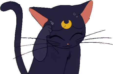 Cat Black Cat Sailor Moon Luna Anime Kiki's Delivery - Sailor Moon Cat No Background - Free Transparent PNG Clipart Images Download. - Cat Transparent PNG Free Download