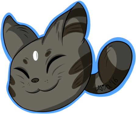 Slime Rancher Fan Art By Bonnie-zen - Cat Yawns - Free Transparent PNG Clipart Images Download. - Cat Transparent PNG Free Download