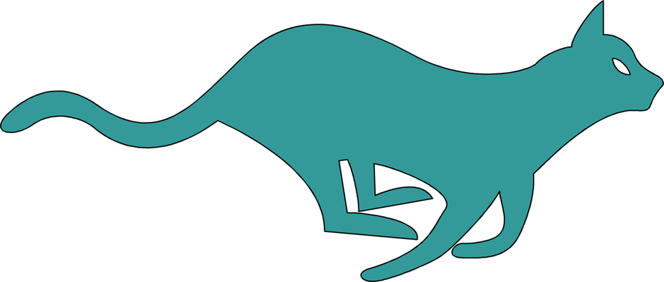 Clipart Cat Running Cats Free Stock Photo Illustration - Cat Running Clip Art - Free Transparent PNG Clipart Images Download. - Cat Transparent PNG Free Download