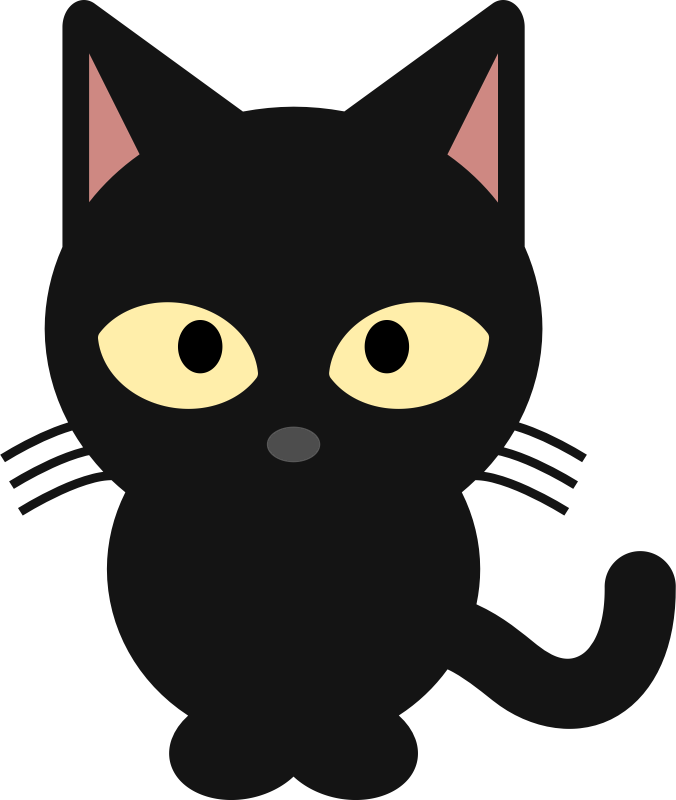 Cat Clipart Face Clipartfest - Cute Black Cat Clipart - Free Transparent PNG Clipart Images Download. - Cat Transparent PNG Free Download