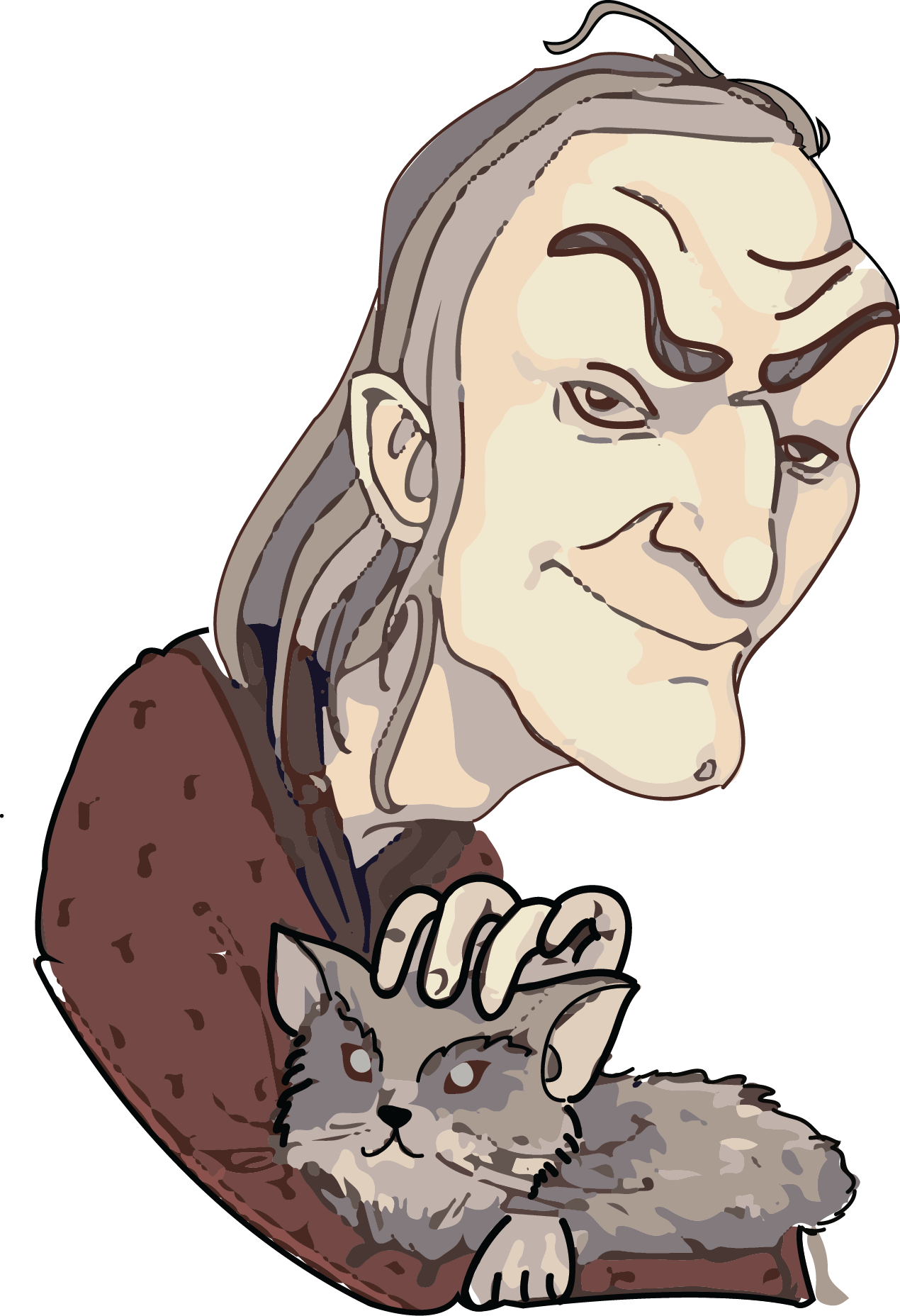 Norris Is The Pet Cat Of Argus Filch - Cat Transparent PNG - 1270x1856 - Free Download on - Cat Transparent PNG Free Download