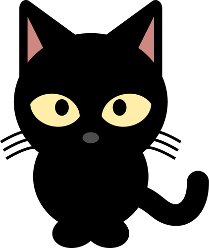 28 Collection Of Katze Schwarz Clipart - Cute Black Cat Clipart - Free Transparent PNG Clipart Images Download. - Cat Transparent PNG Free Download