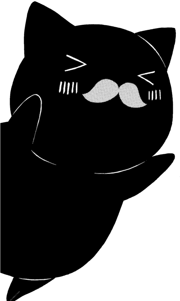 Via Tumblr - Gif Cat Black Png Transparent PNG - 610x969 - Free Download on - Cat Transparent PNG Free Download